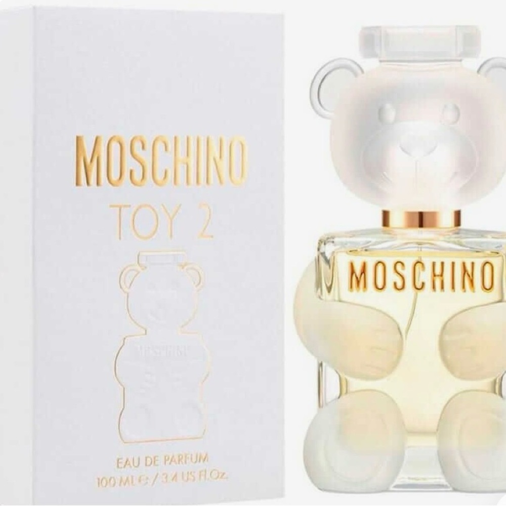 Moschino Toy 2 Bear-Shaped Fragrance - Gold and White